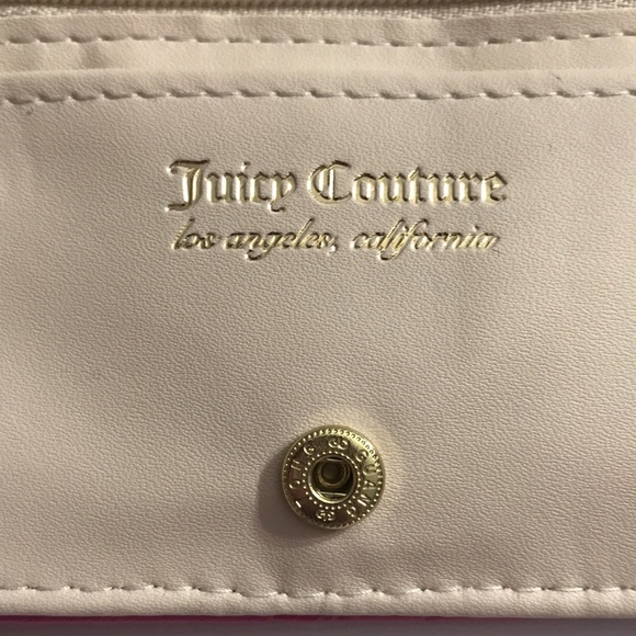 Juicy Couture Fuschia Heart and Soul Furget Me Not Flapp CC Coin Purse - Picture 6 of 11